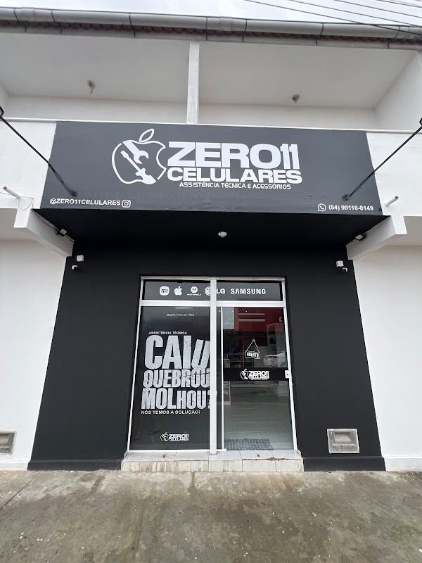 Fachada da Zero11 Celulares em Pajuçara, Natal/RN